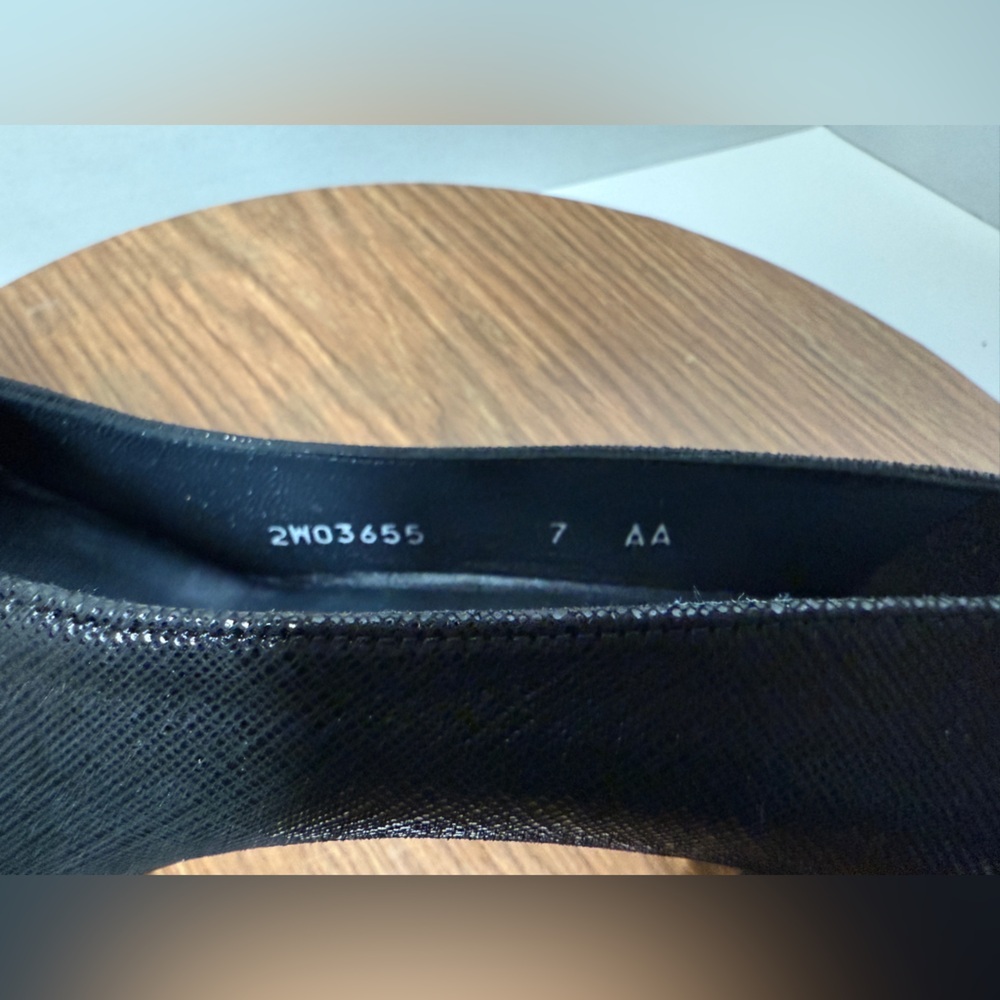 Stuart Weitzman Snakeskin-Like Print Leather Vint… - image 7